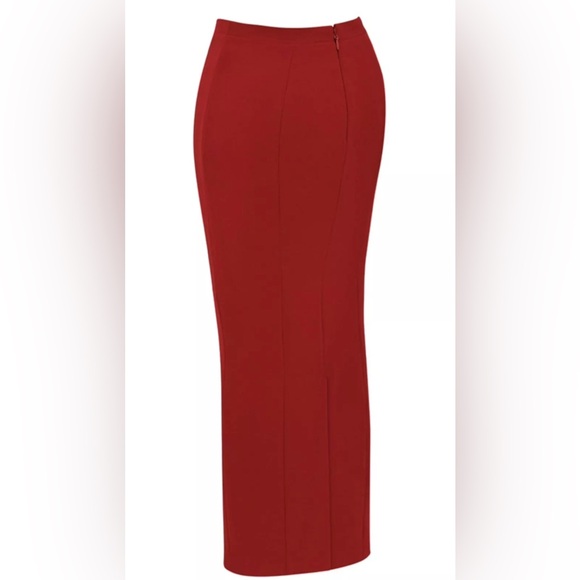 NEW House of CB Nayara skirt in Red size S - Picture 4 of 5